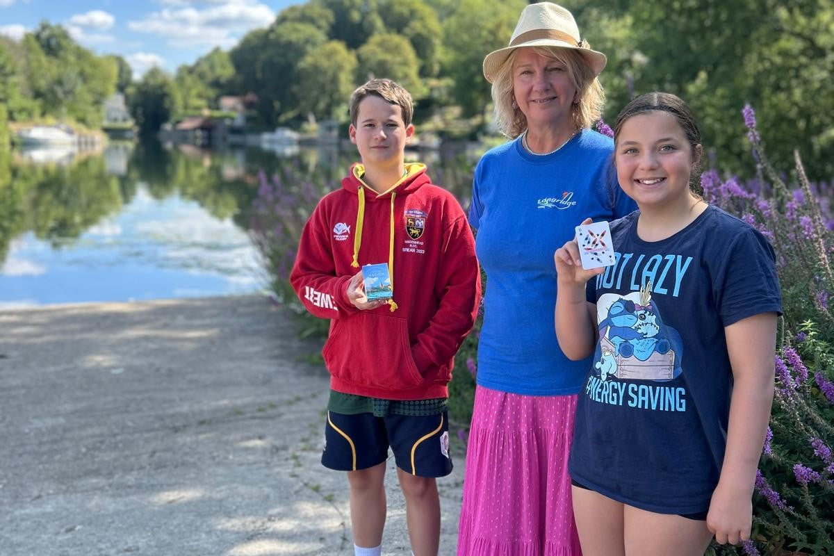 Marlow Playing Cards help fund Longridge’s Thames swimming plans as Ace Places giving tops £4,000