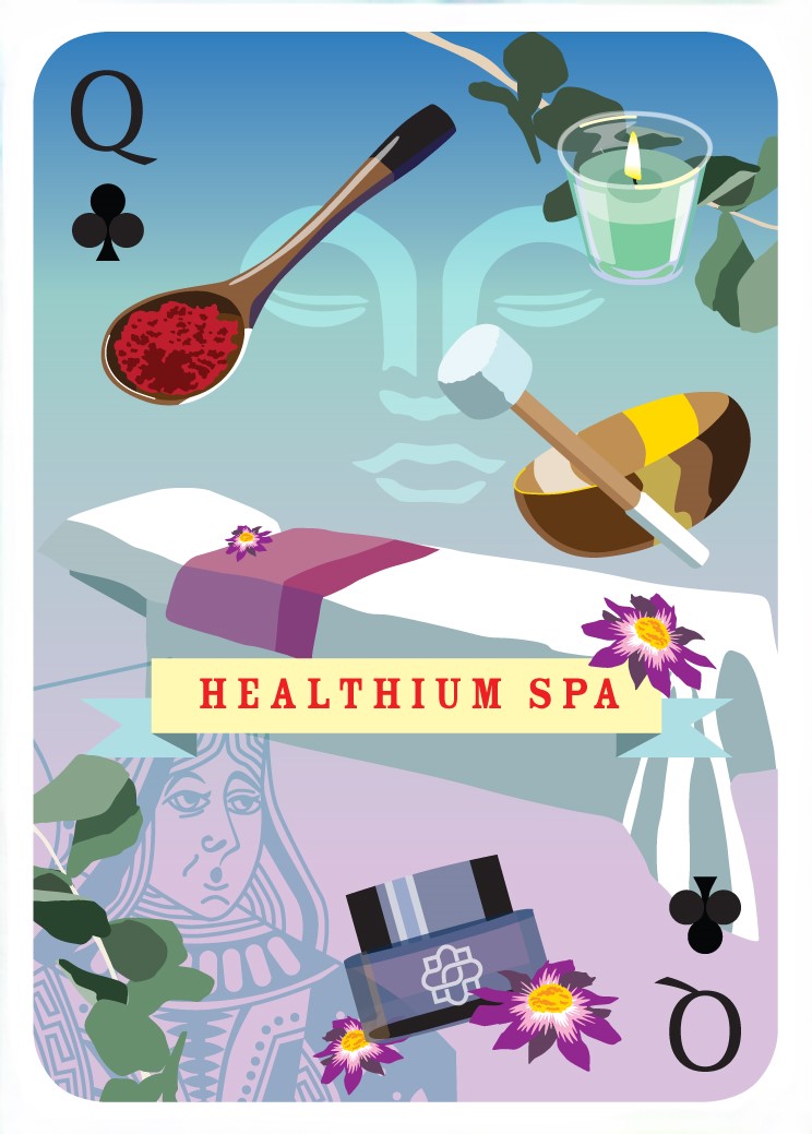 Healthium Spa Mounted Super-sized Print