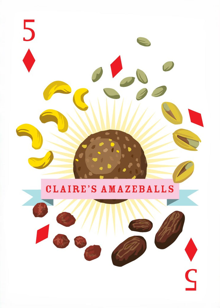 Claire's Amazeballs Mounted Super-sized Print