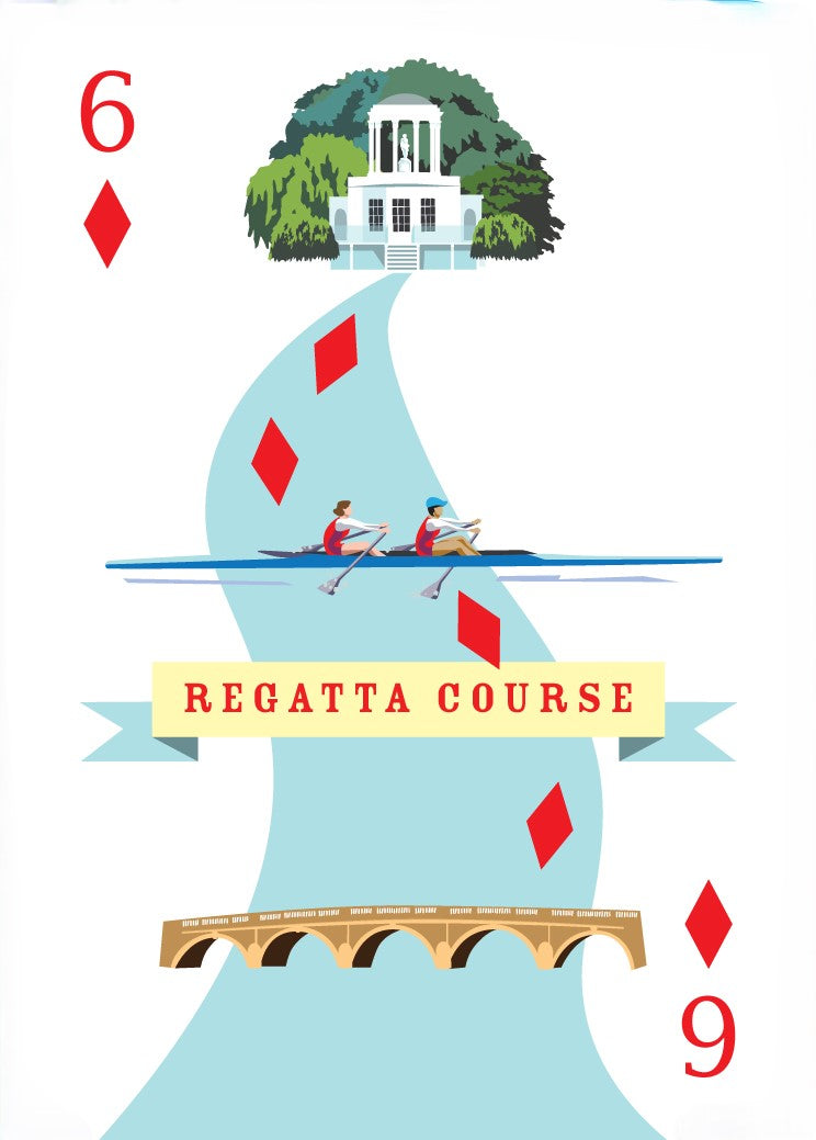 Regatta Course Mounted Super-sized Print