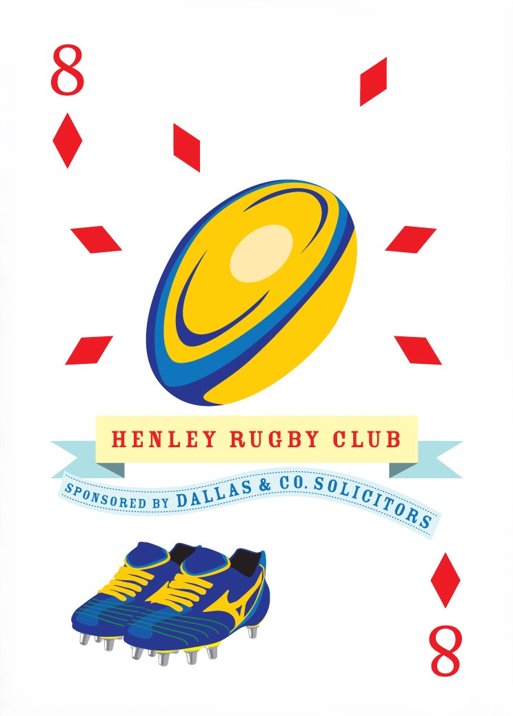 Henley Rugby Club Mounted Super-sized Print