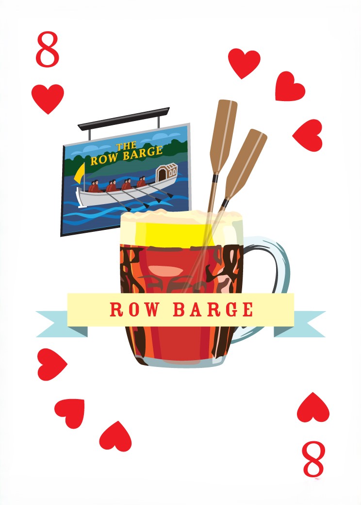 Row Barge Mounted Super-sized Print