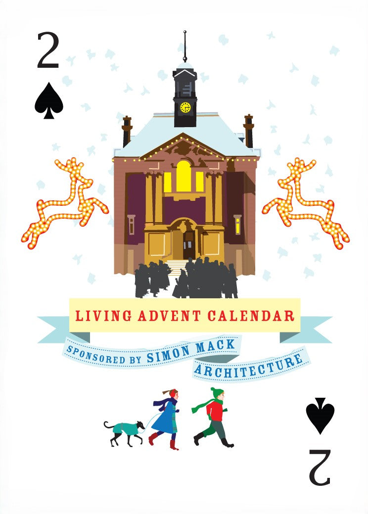 Living Advent Calendar Mounted Super-sized Print