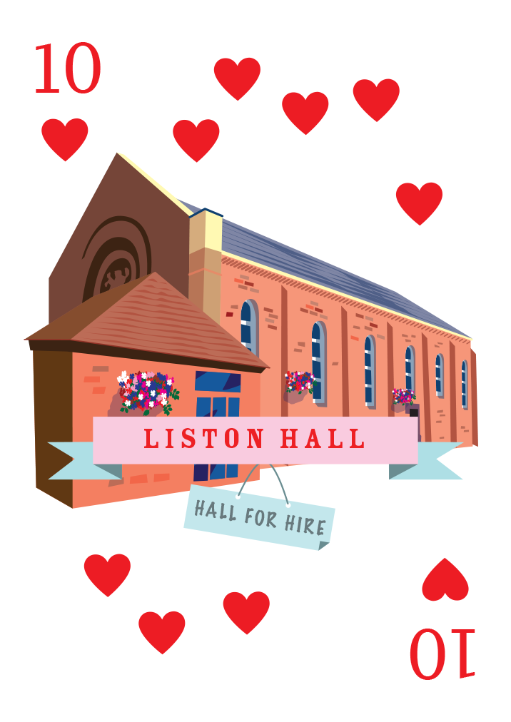 Liston Hall Mounted Super-sized Print