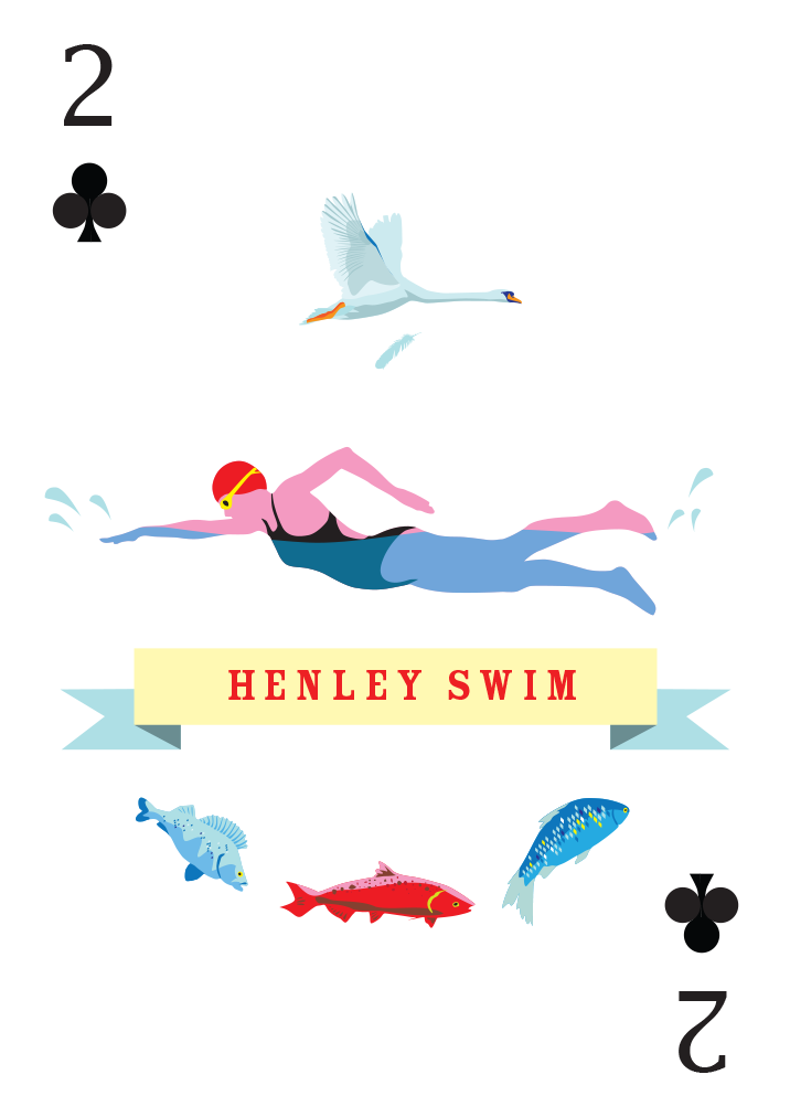 Henley Swim Mounted Super-sized Print