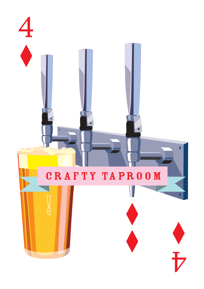 Crafty Taproom Mounted Super-sized Print