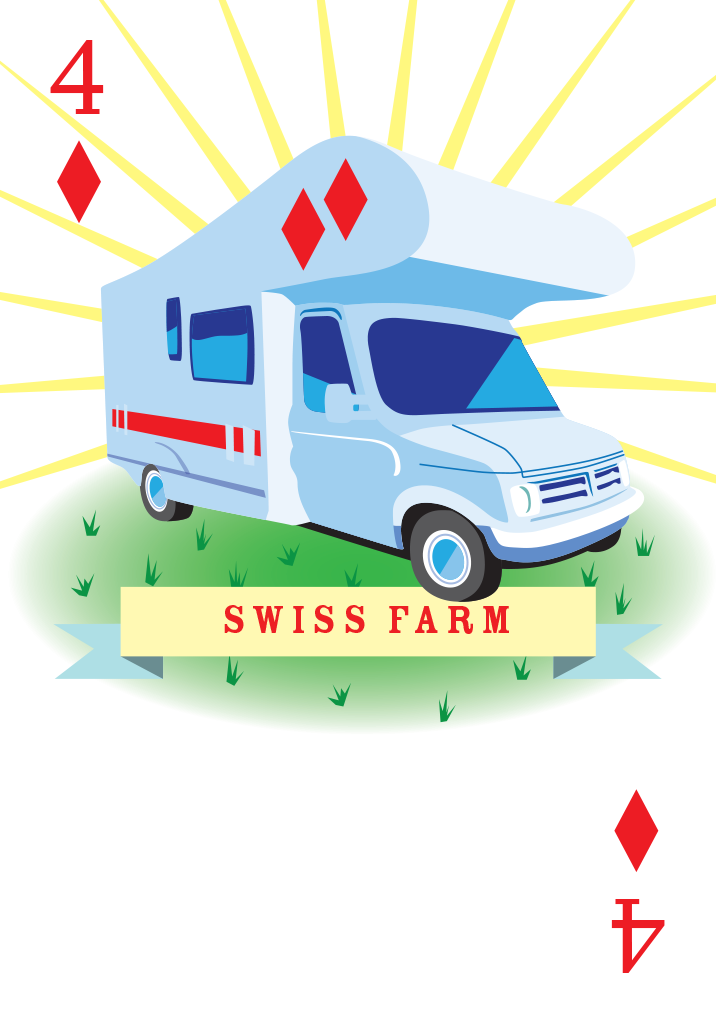 Swiss Farm Mounted Super-sized Print