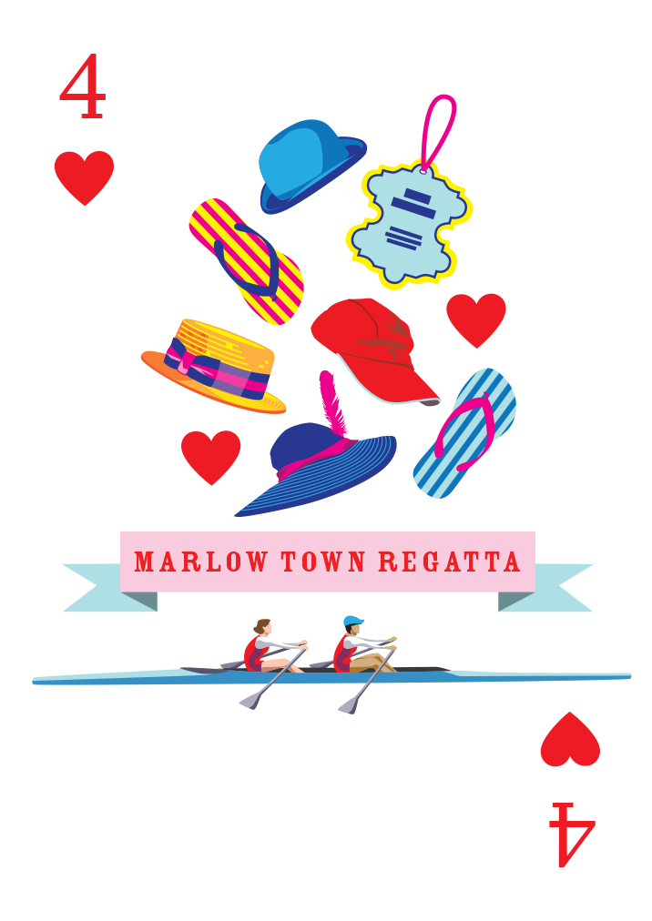 Marlow Town Regatta & Festival Mounted Super-sized Print