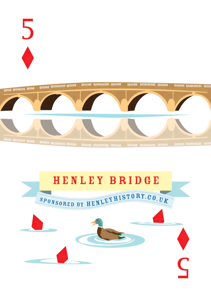 Henley Bridge Mounted Super-sized Print