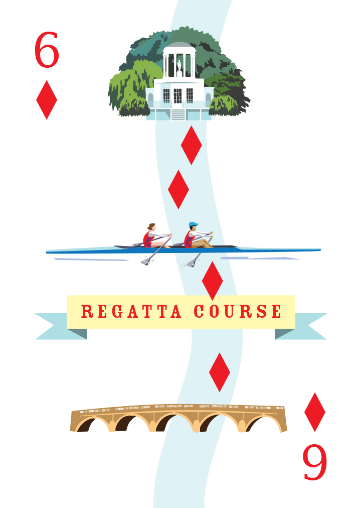 Regatta Course Mounted Super-sized Print