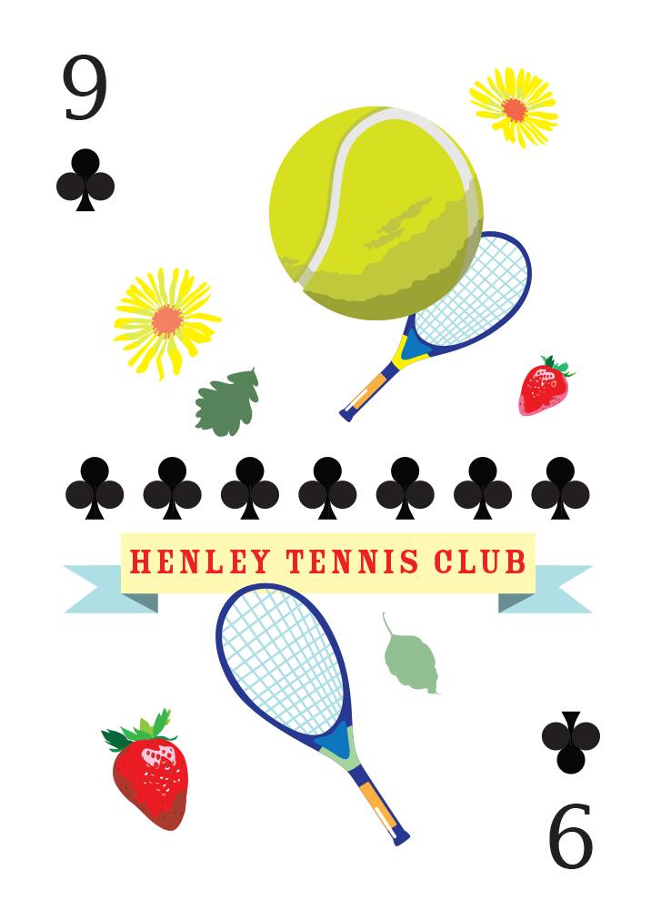 Henley Tennis Club Mounted Super-sized Print