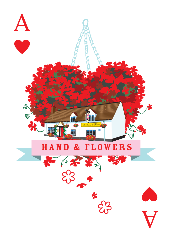 Hand & Flowers Mounted Super-sized Print