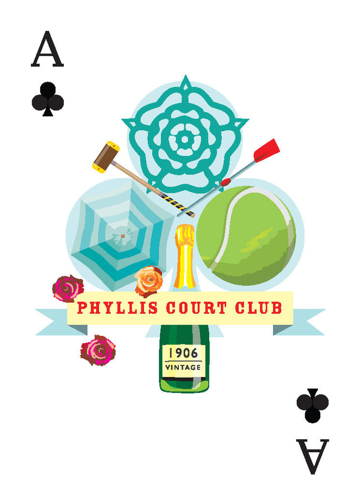 Phyllis Court Club Mounted Super-sized Print