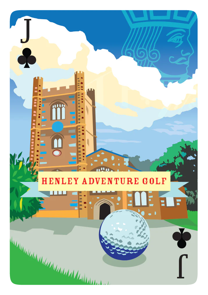 Henley Adventure Golf Mounted Super-sized Print