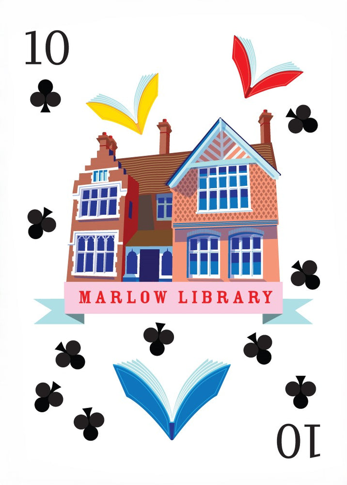 Marlow Library Mounted Super-sized Print