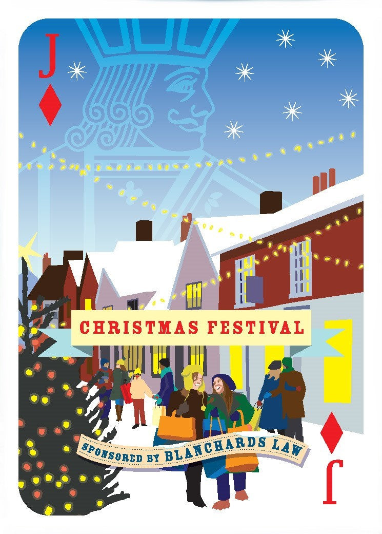 Christmas Festival Mounted Super-sized Print